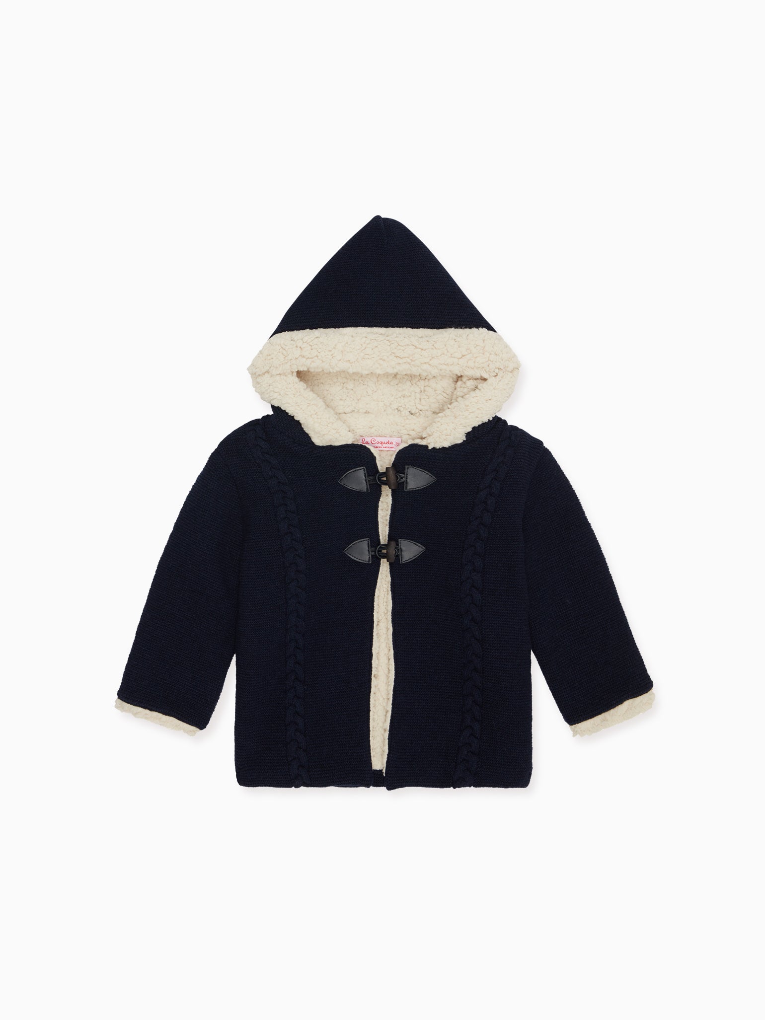 Navy Jimena Merino Baby Wool Jacket