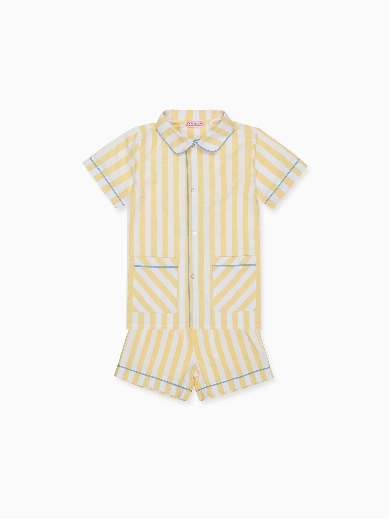 Lemon Stripe Kai Kids Pyjama