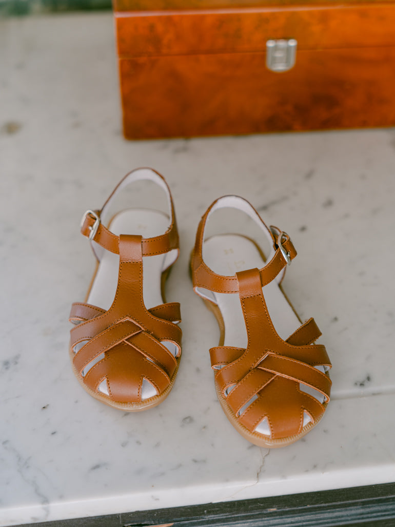 Tan sandals girls clearance