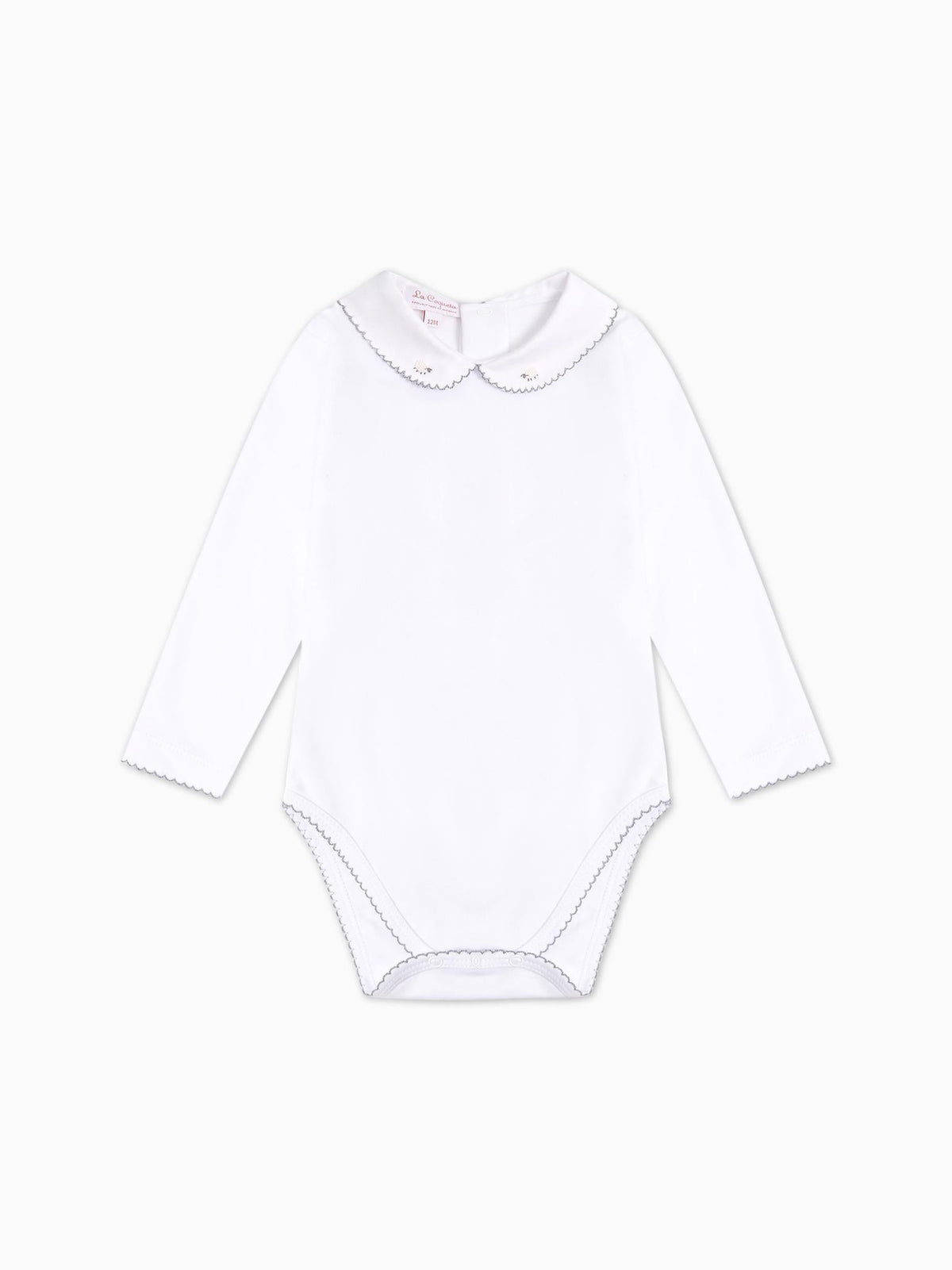 White Lamb Baby Body Vest
