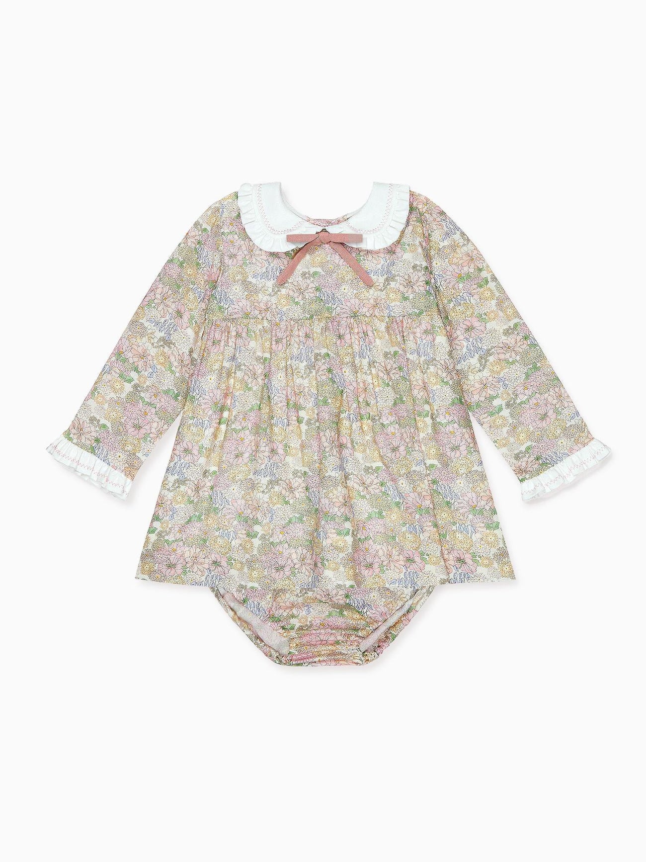 Pink Floral Laura Baby Girl Set