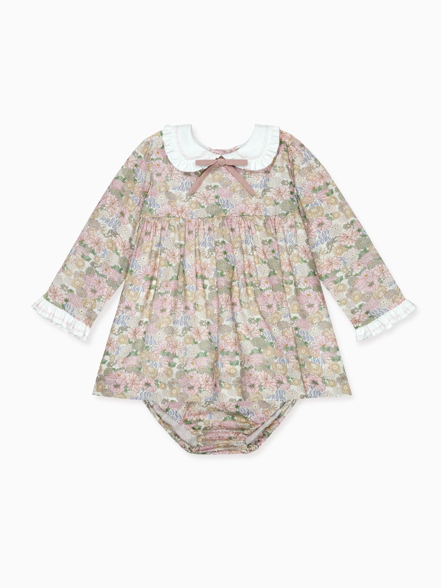 Pink Floral Laura Baby Girl Set