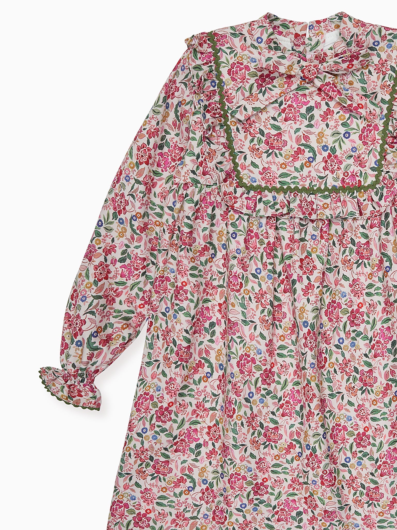Pink Floral Laurelia Girl Empire Dress