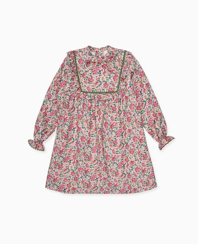 Pink Floral Laurelia Girl Empire Dress