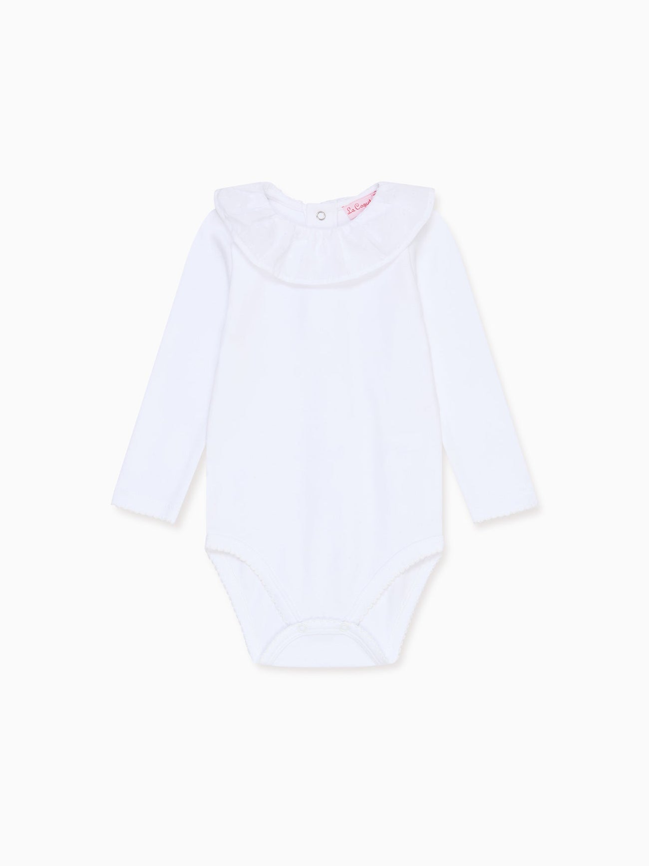 White Laya Baby Bodysuit