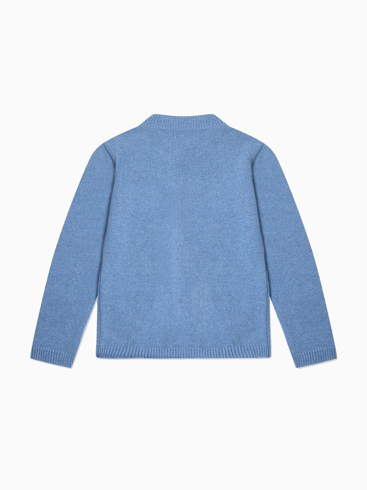 Blue Leanor Merino Girl Cardigan