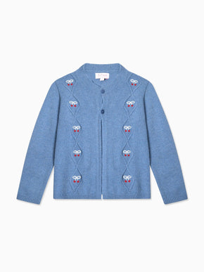 Blue Leanor Merino Girl Jumper