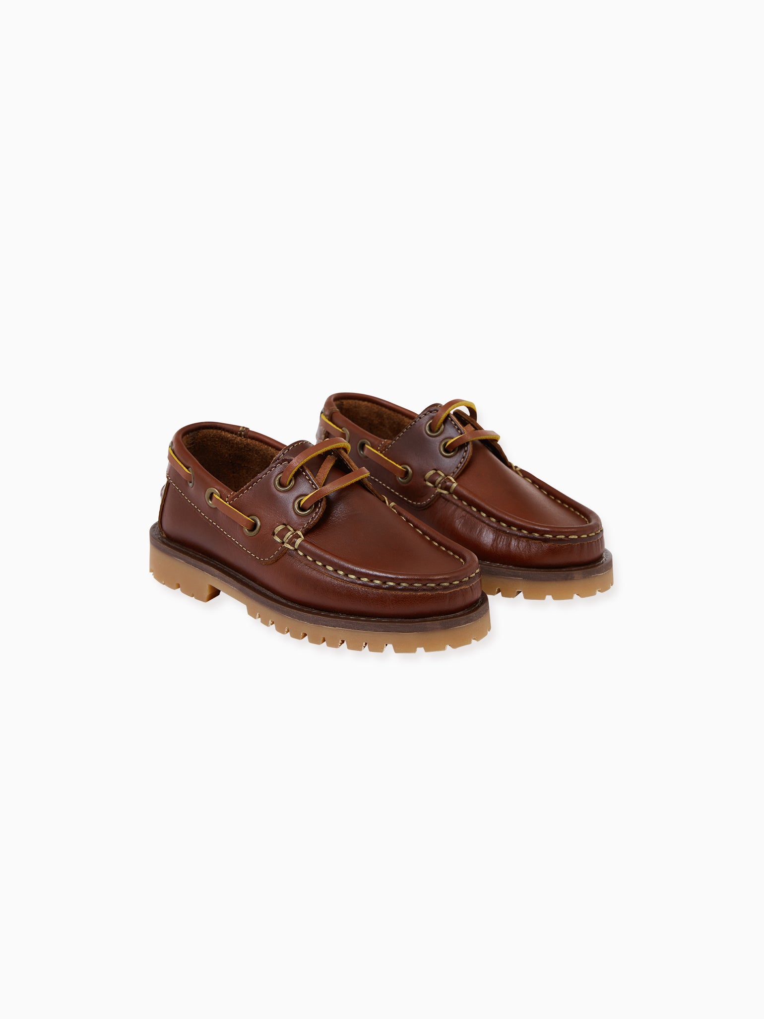 Boys leather boat shops shoes