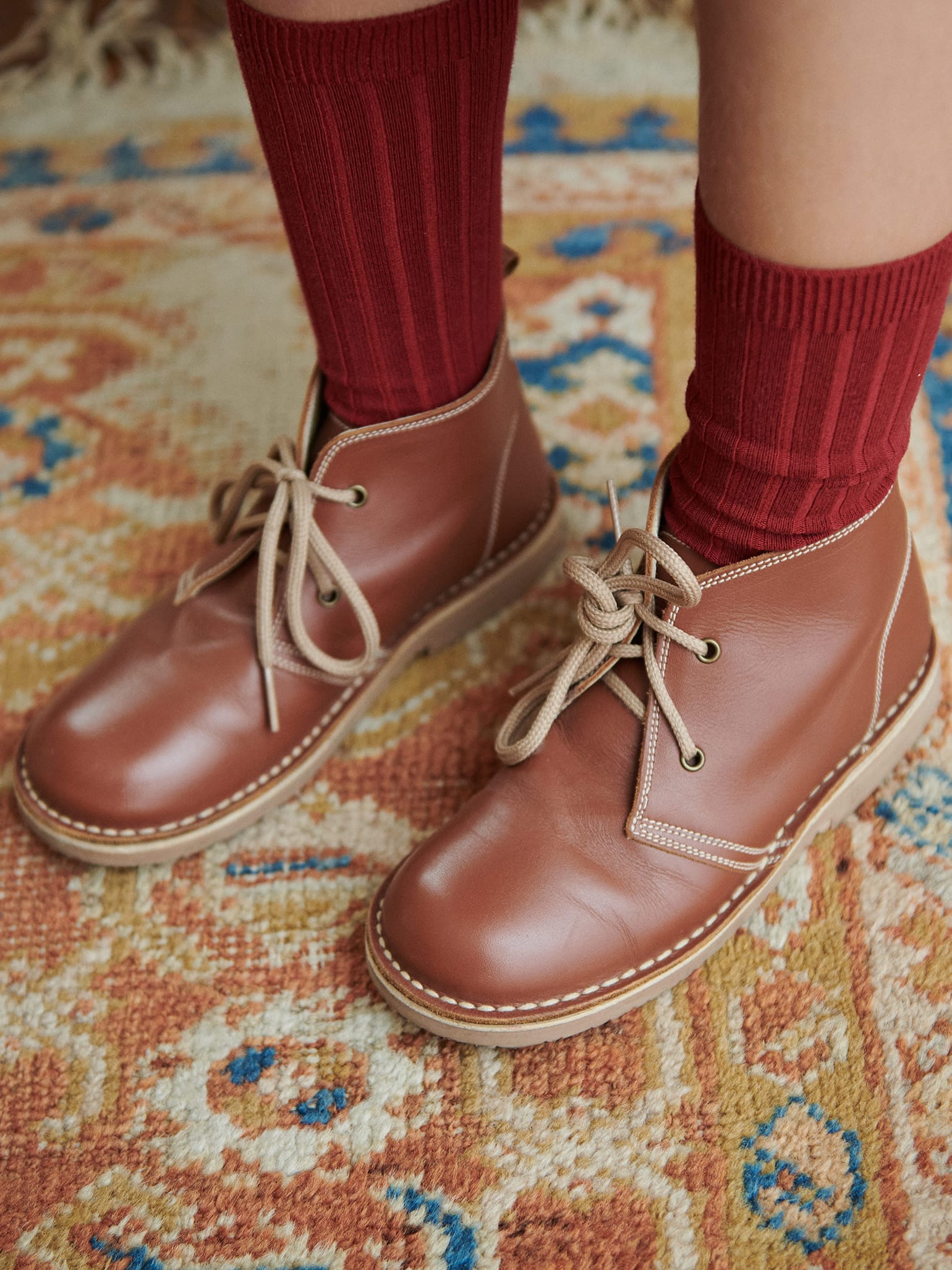 childrens tan boots