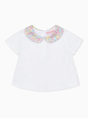 Pink Bunny Leo Baby Top