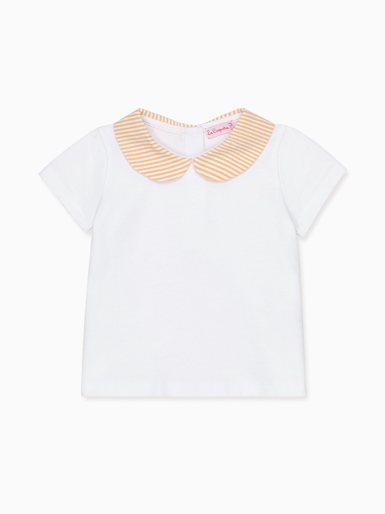 Yellow Stripe Leo Baby Top