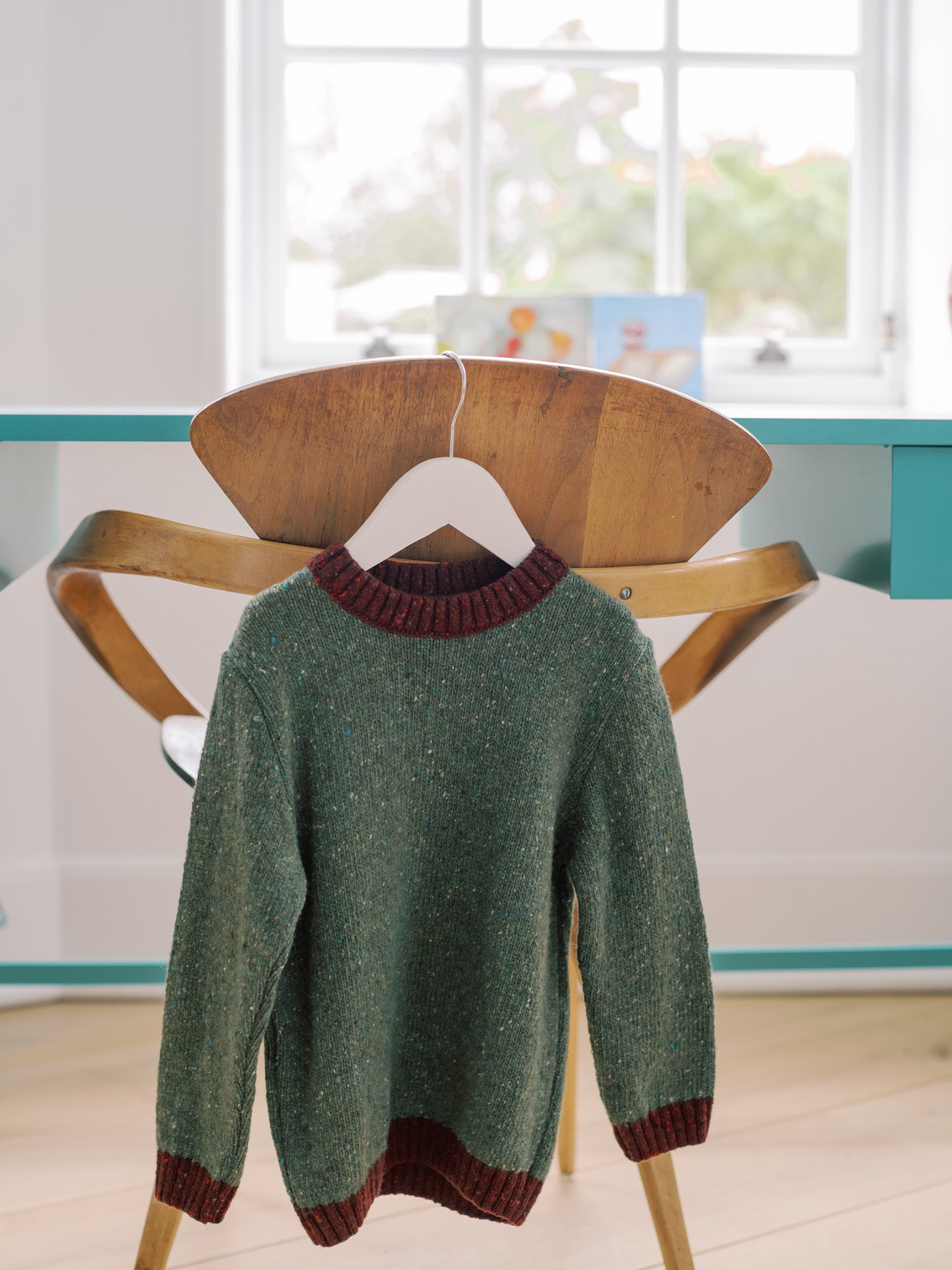 Light Olive Mirlo Merino Boy Sweater