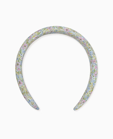 Lilac Floral Girl Wide Hairband