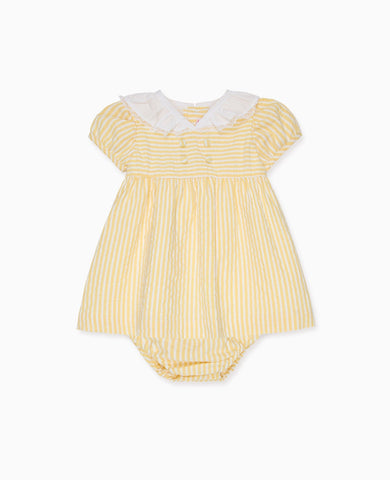 Lemon Stripe Liliana Baby Girl Set