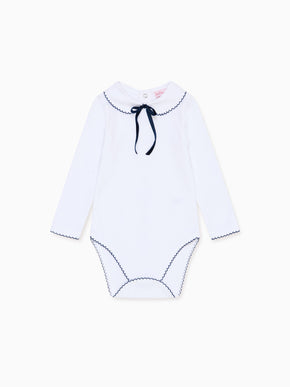 White Lirio Baby Bodysuit