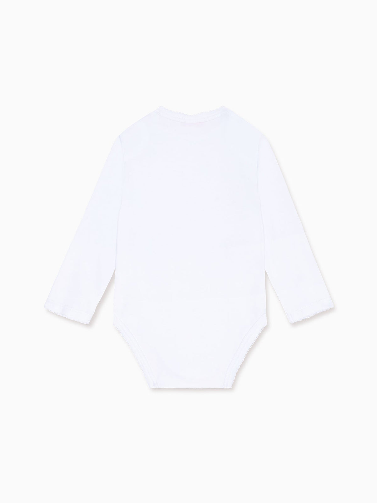 White Lonza Baby Body Vest | La Coqueta Kids US