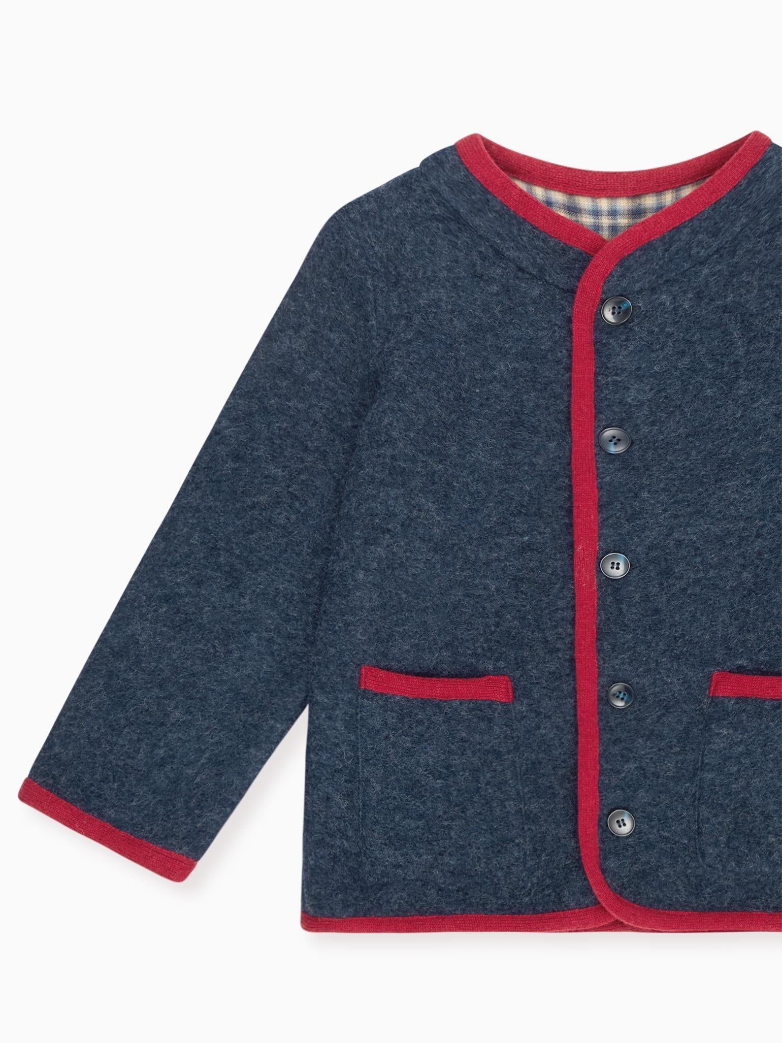 Navy Lorenzo Boy Jacket