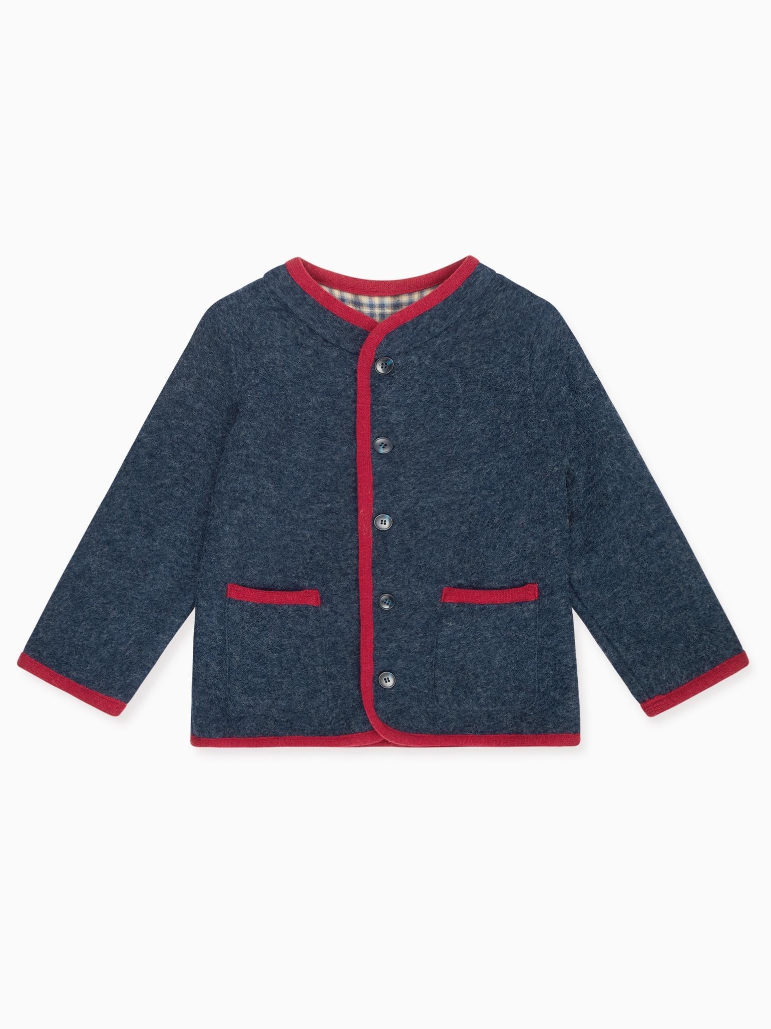 Navy Lorenzo Boy Jacket