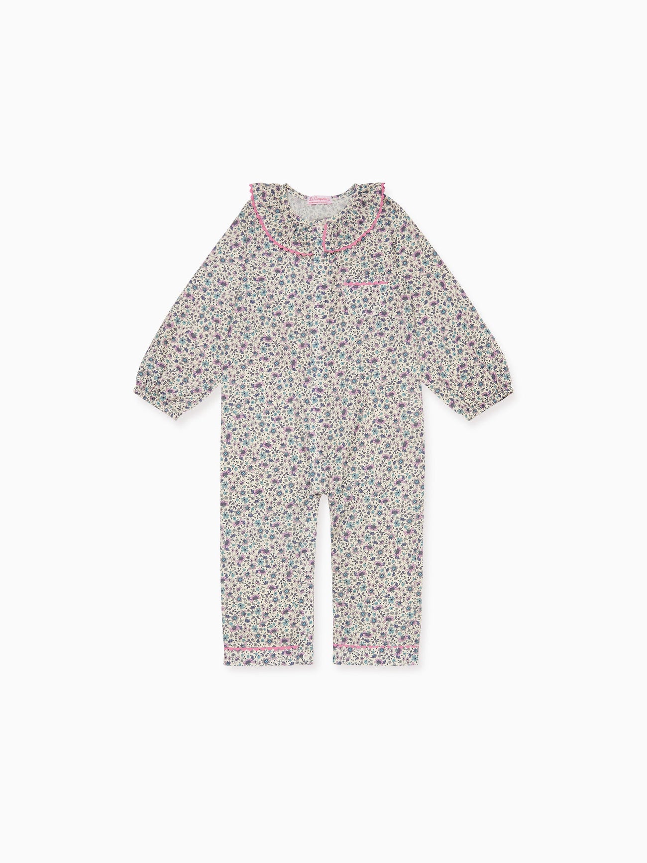 Pink Floral Lorna Baby Girl Pyjamas