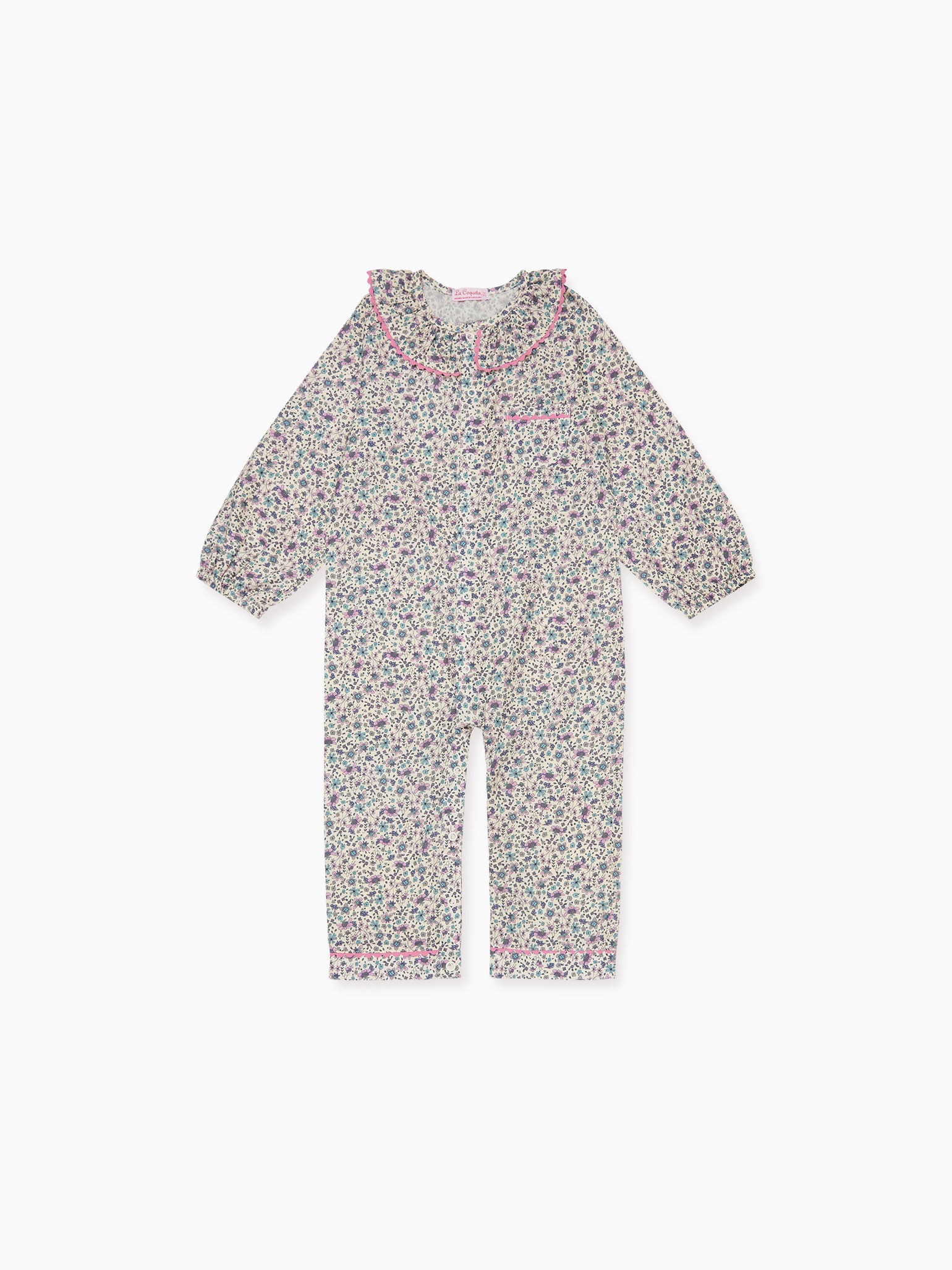 Pink Floral Lorna Baby Girl Pyjamas