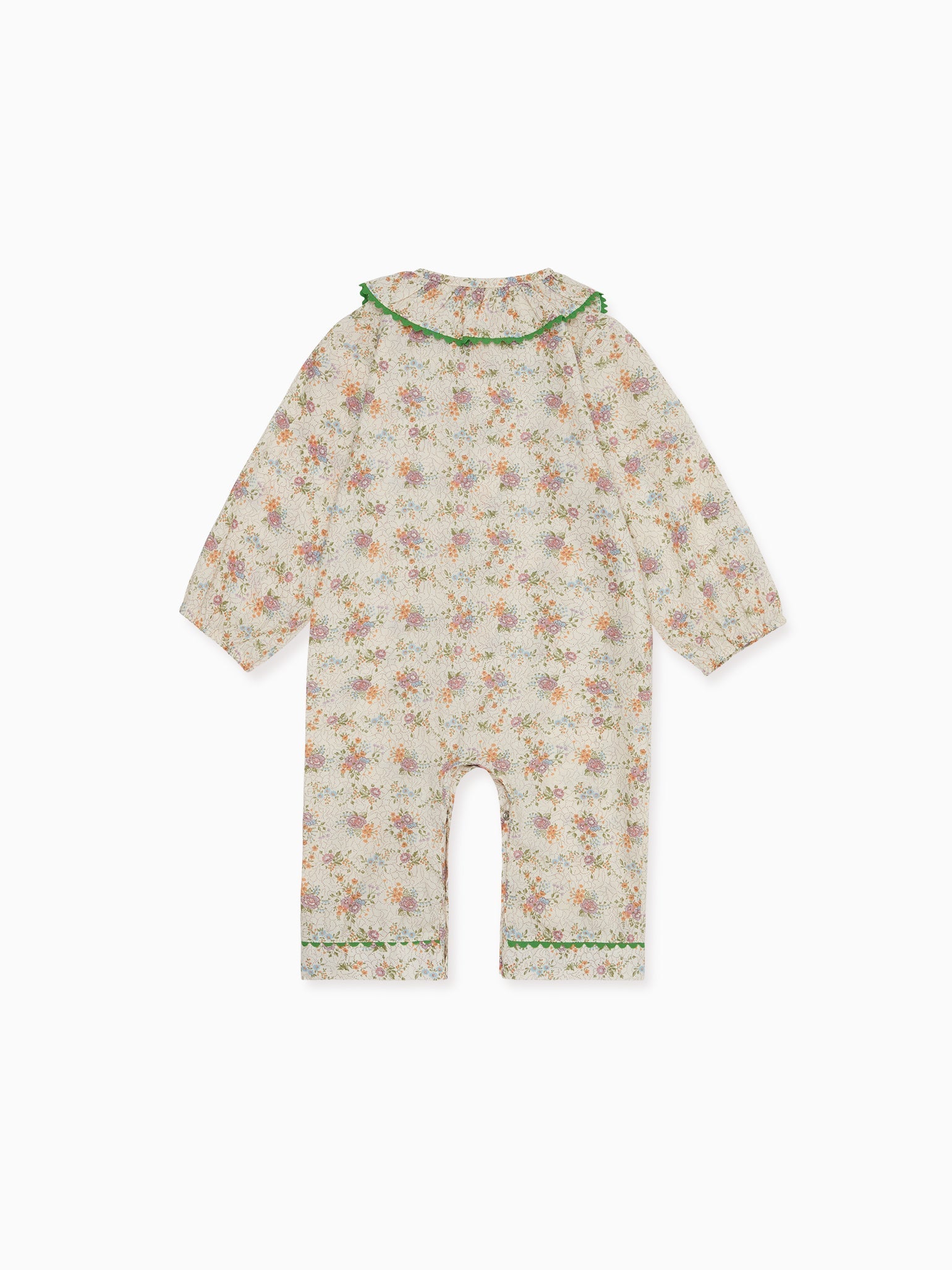 Ivory Floral Lorna Baby Girl Pyjamas