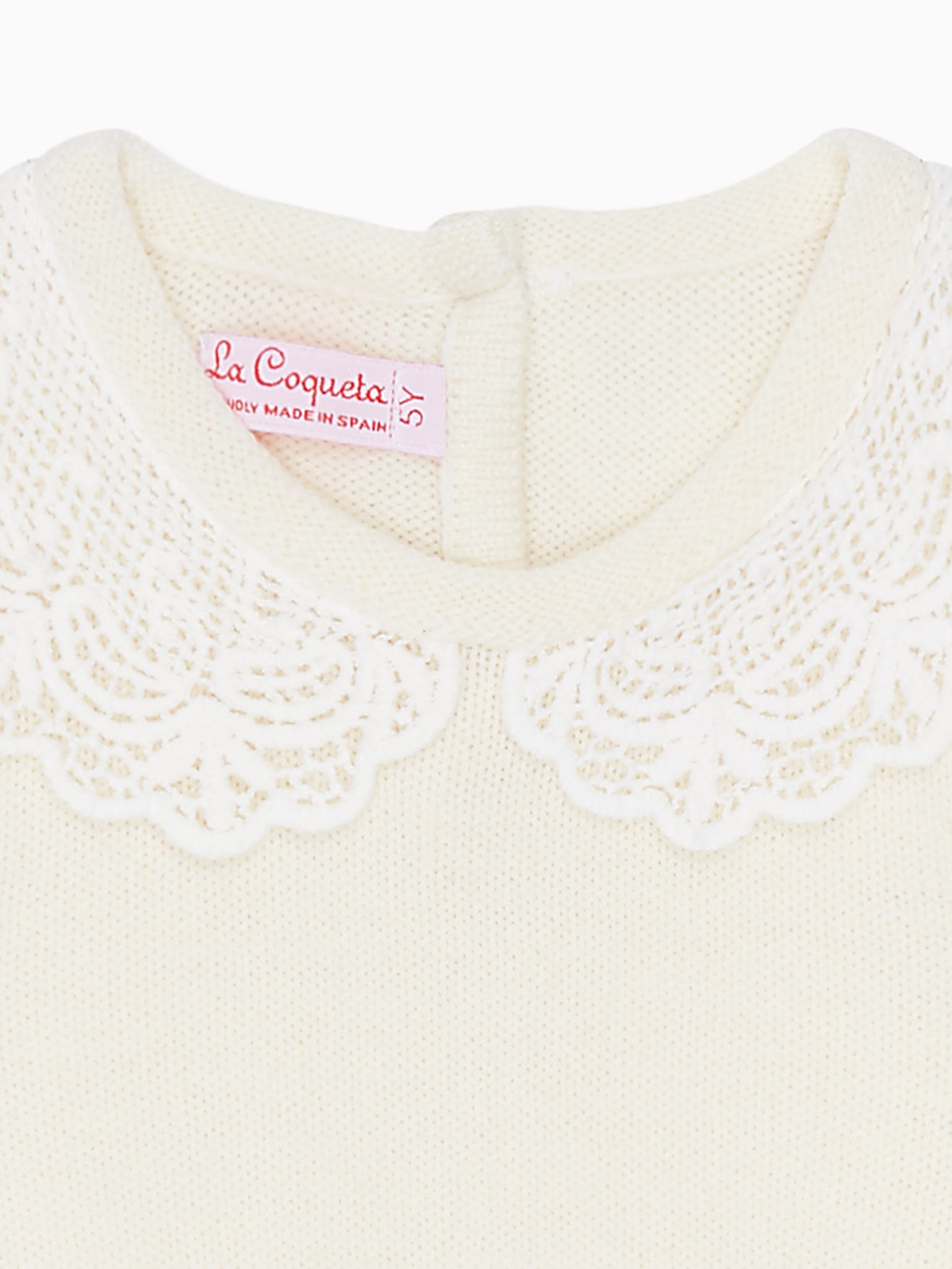 Ivory Luana Merino Girl Sweater