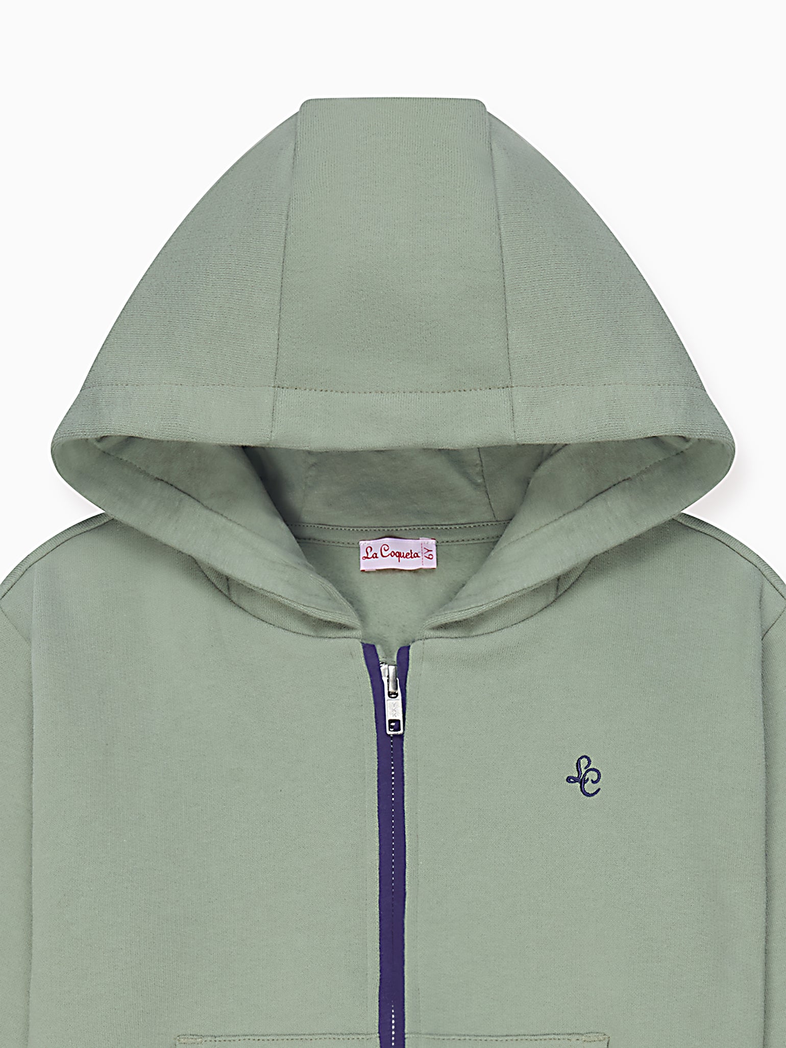 Dusty Sage Luca Boy Hooded Sweatshirt