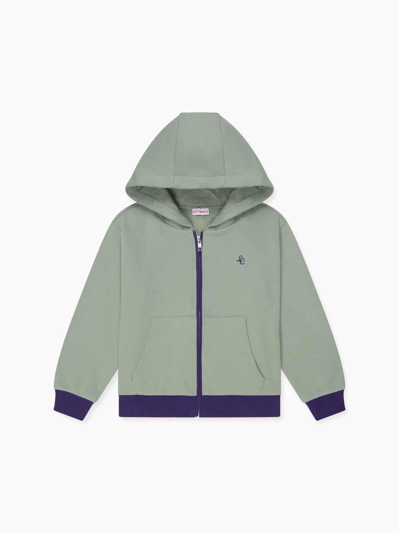Dusty Sage Luca Boy Hooded Sweatshirt