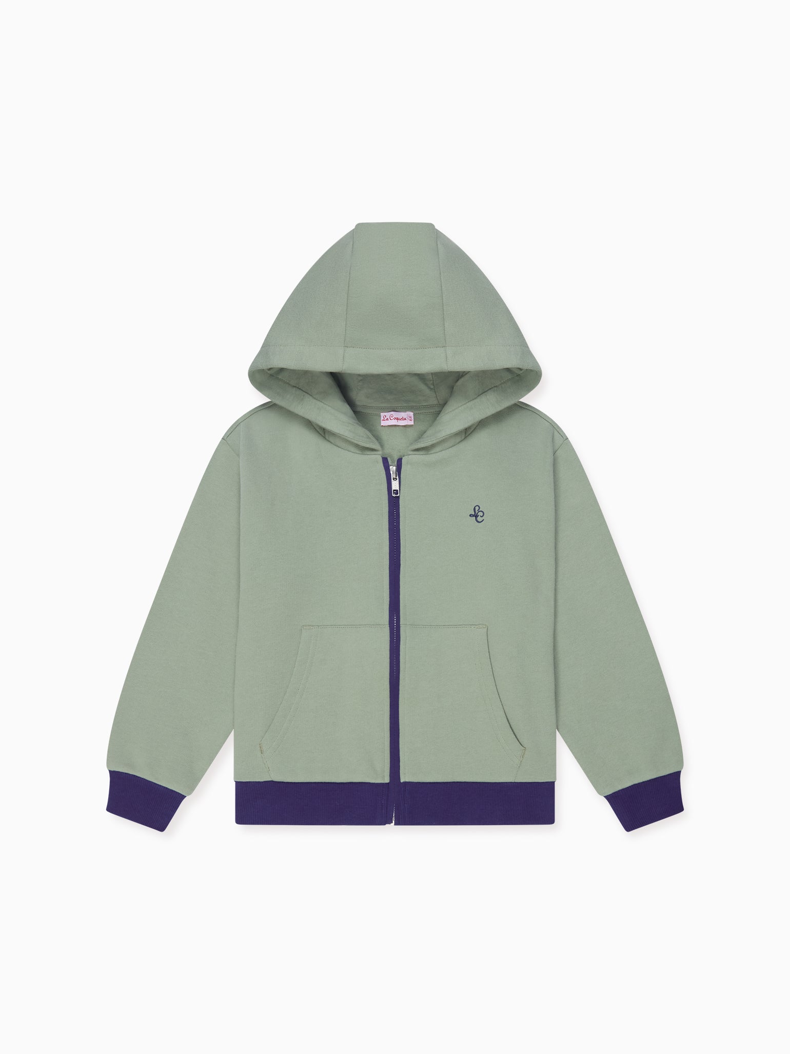 Dusty Sage Luca Boy Hooded Sweatshirt