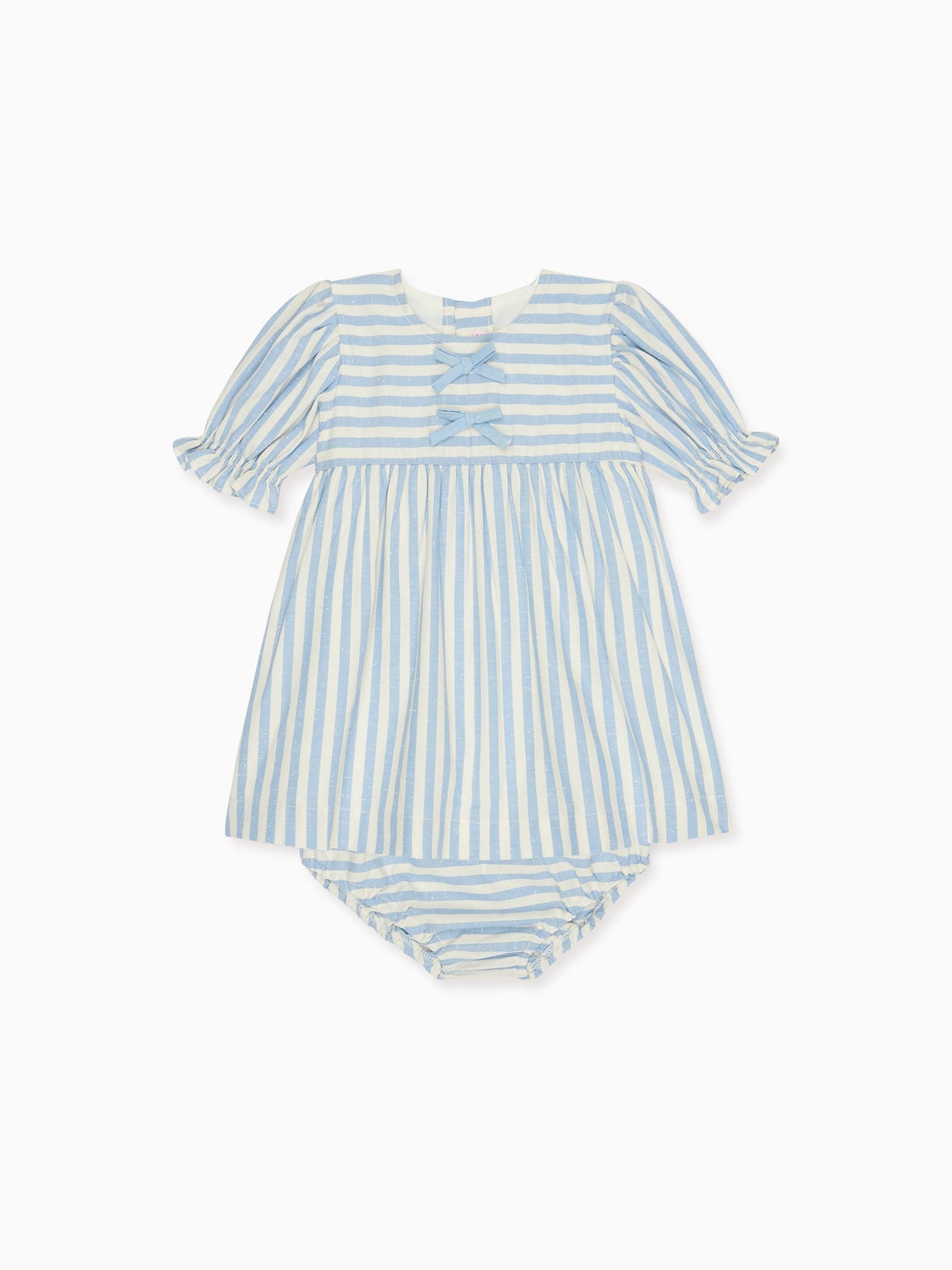 Blue Stripe Luciana Baby Girl Set