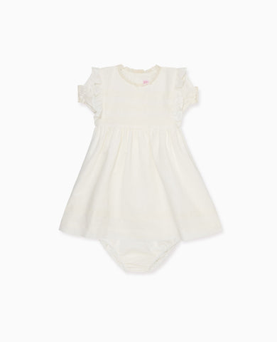 La Coqueta Luisa Ceremony Dress | White | 7Y | Cotton/Leather/Linen | Kids | Maisonette La Coqueta Luisa Ceremony Dress | White | 7Y | Cotton/Leather/Linen | Kids | Maisonette