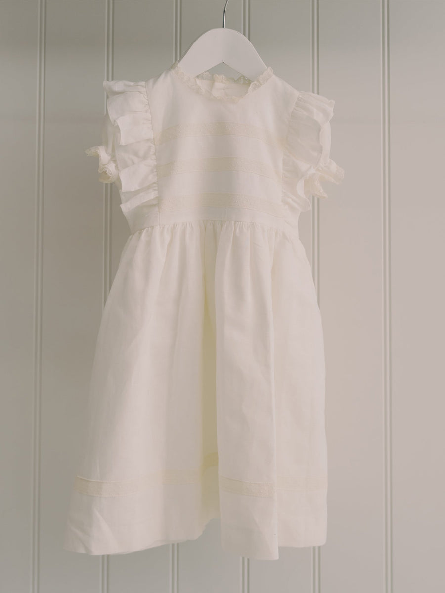 Carissa Kids Dress - Ivory