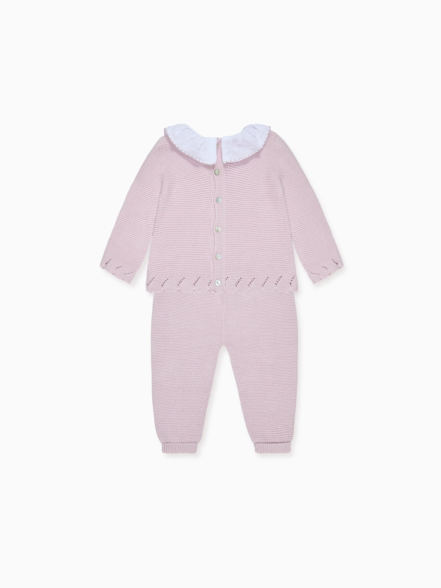 Lilac Lula Cotton Baby Girl Knitted Set