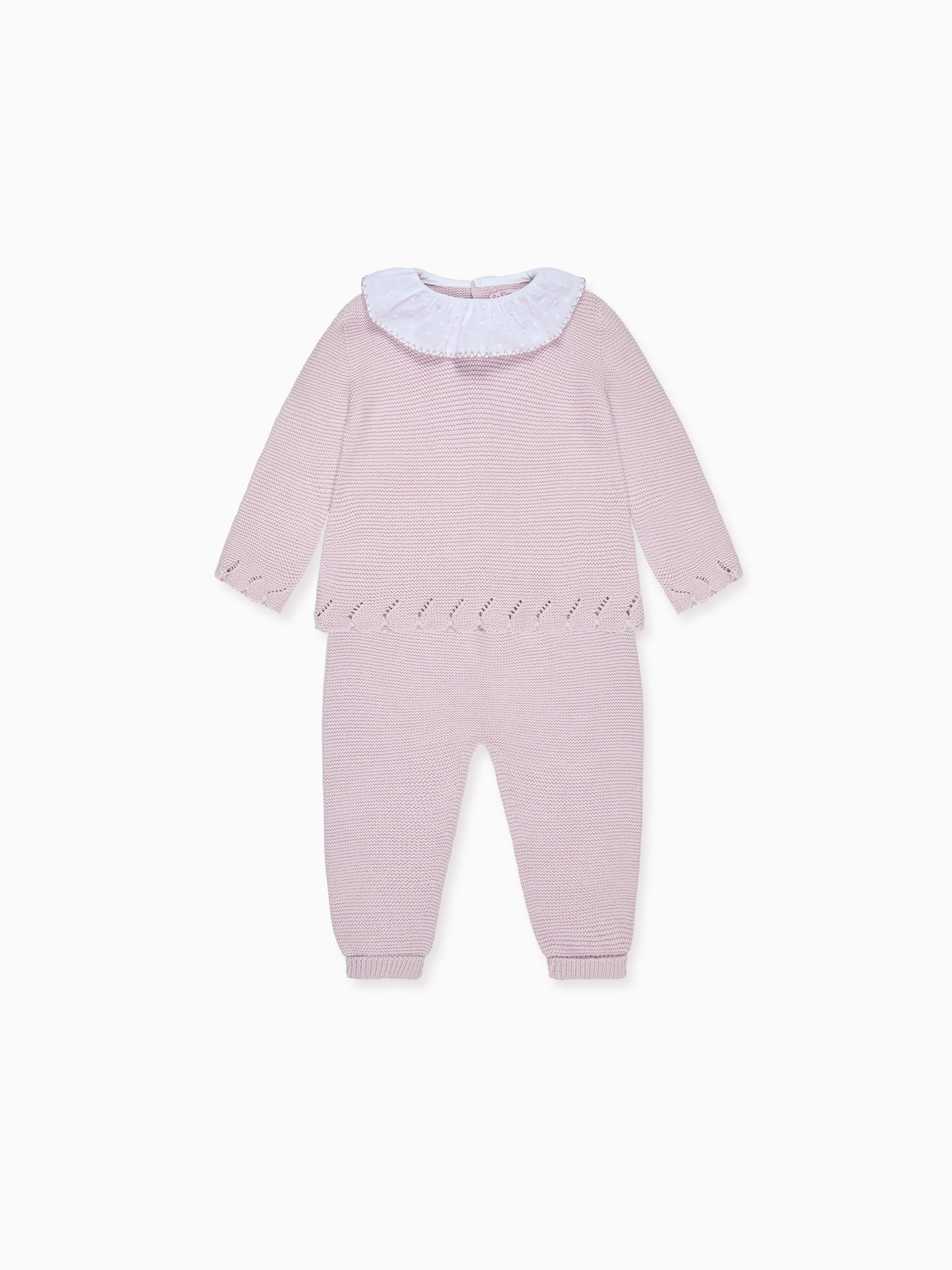 Lilac Lula Cotton Baby Girl Knitted Set