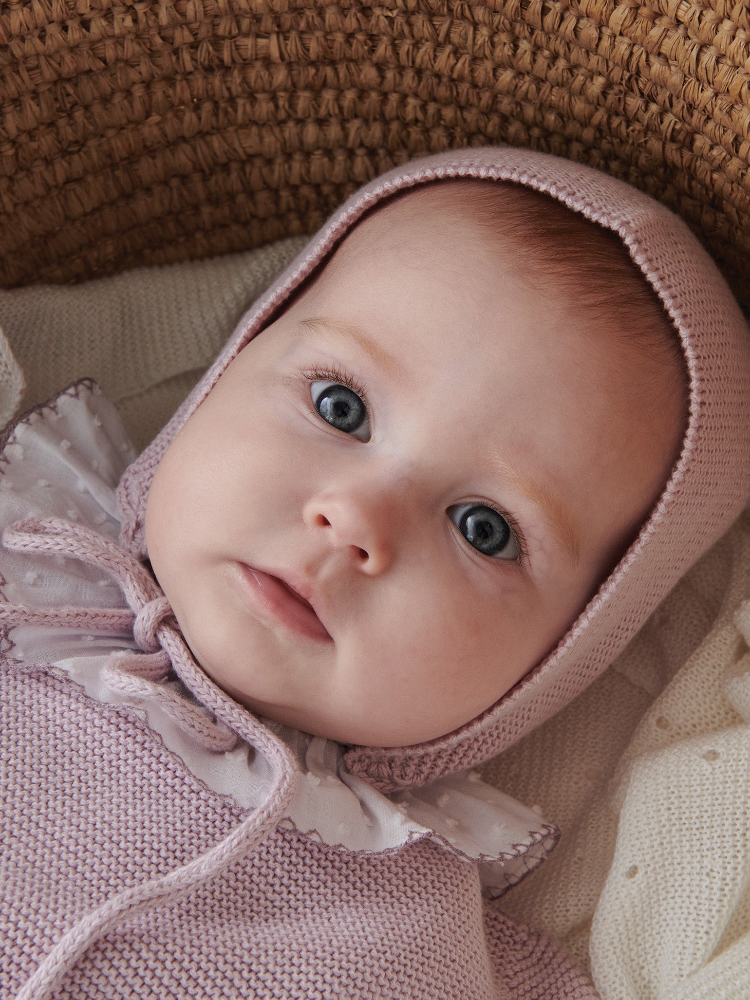 Lilac Lula Cotton Baby Girl Knitted Gift Box Set