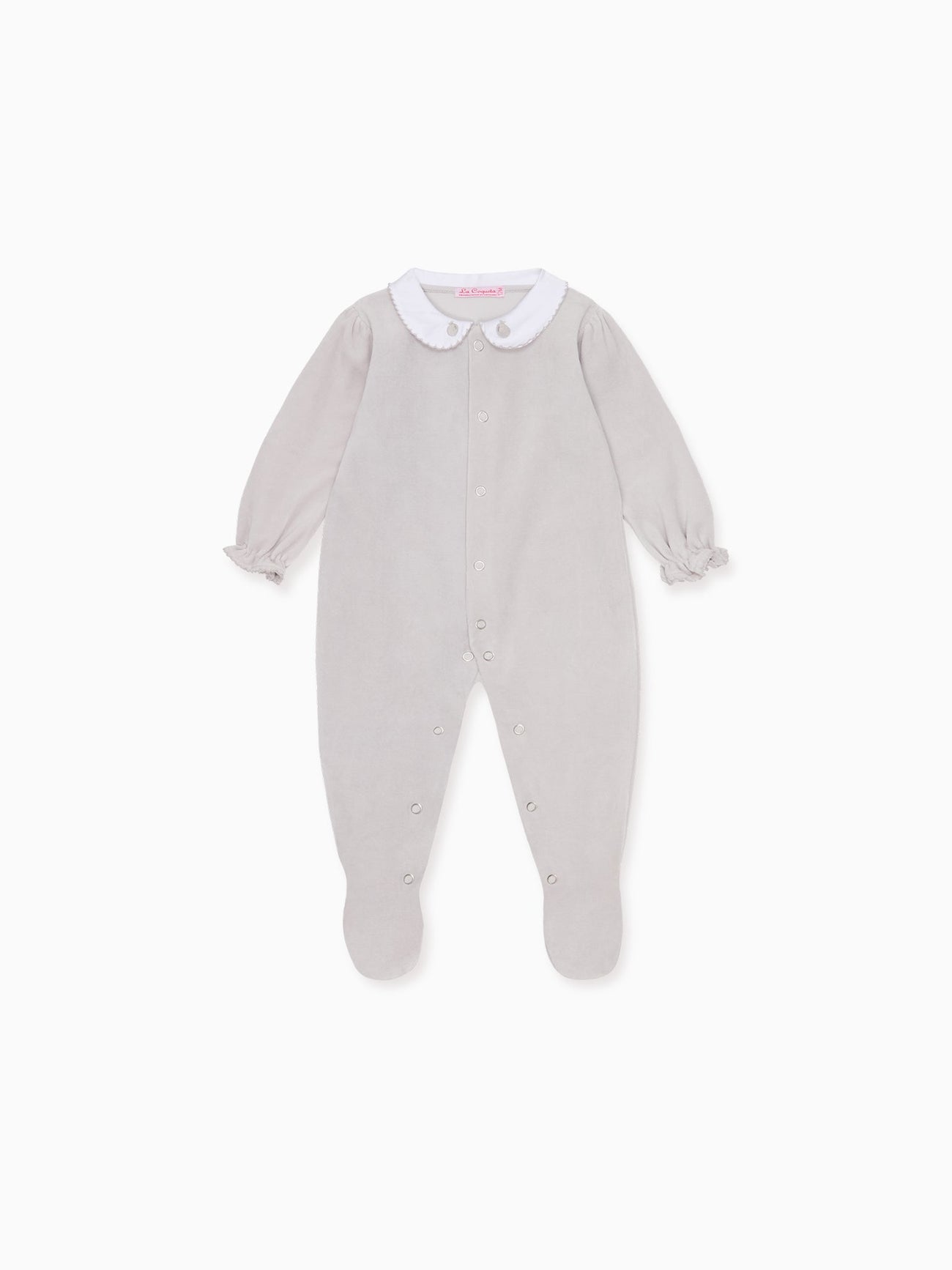 Grey Luna Baby Sleepsuit