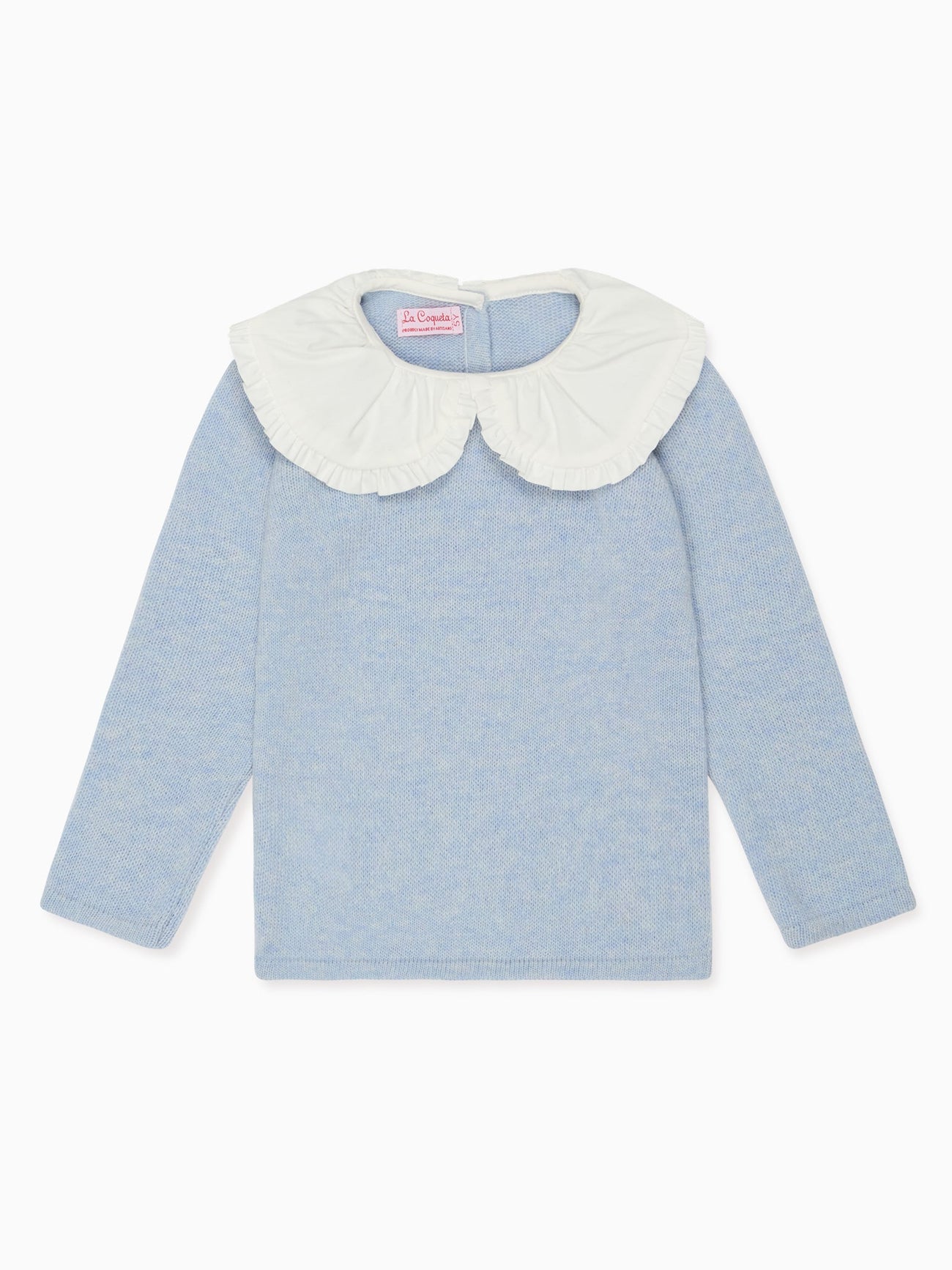 Light Blue Lupita Merino Girl Sweater