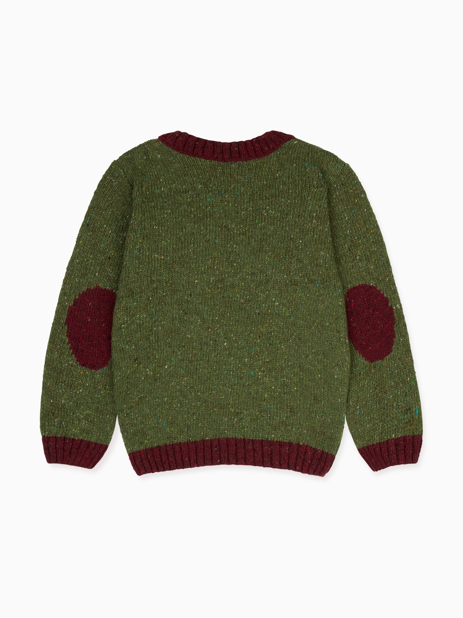 Light Olive Mirlo Merino Boy Sweater