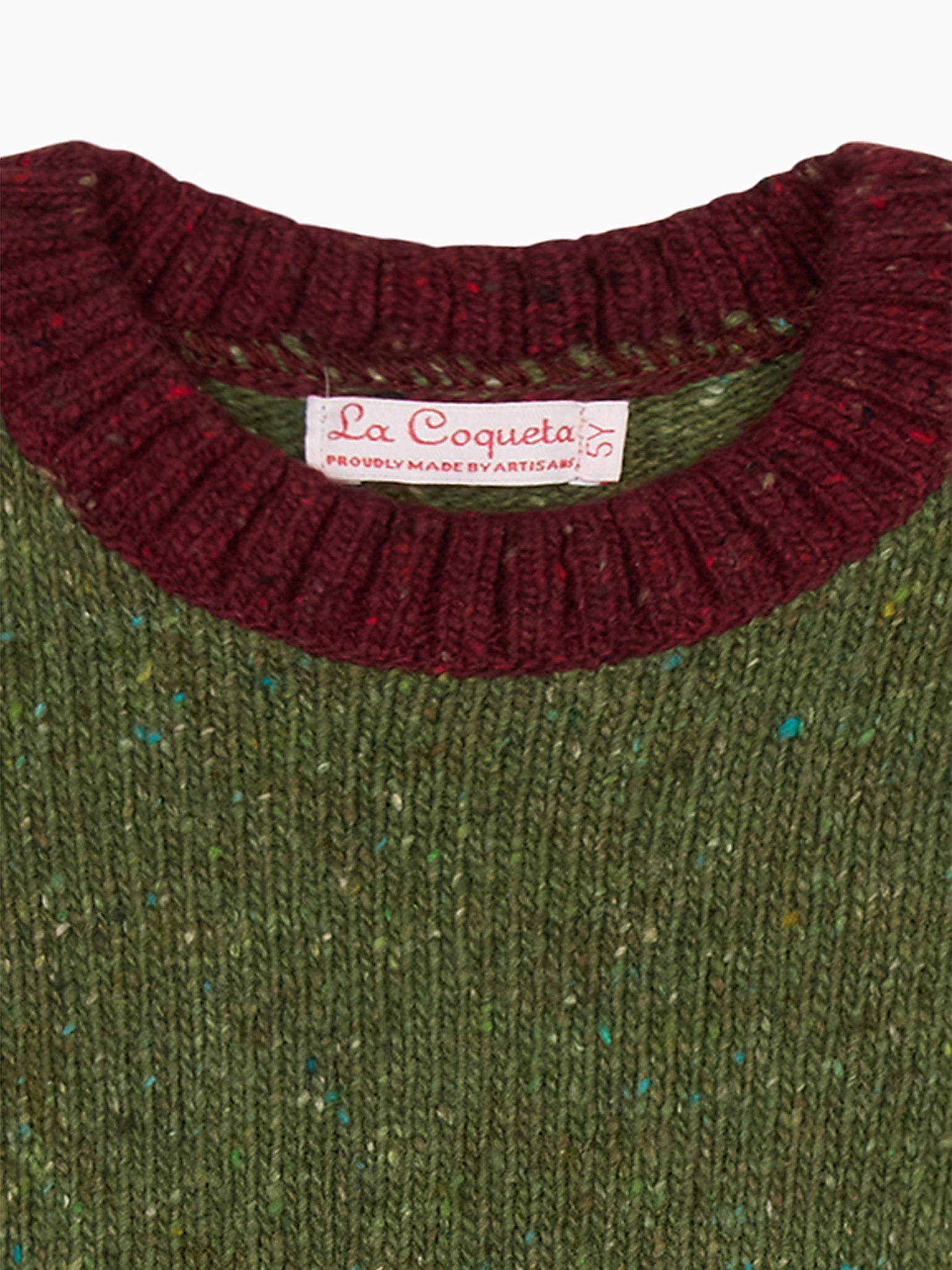 Light Olive Mirlo Merino Boy Sweater