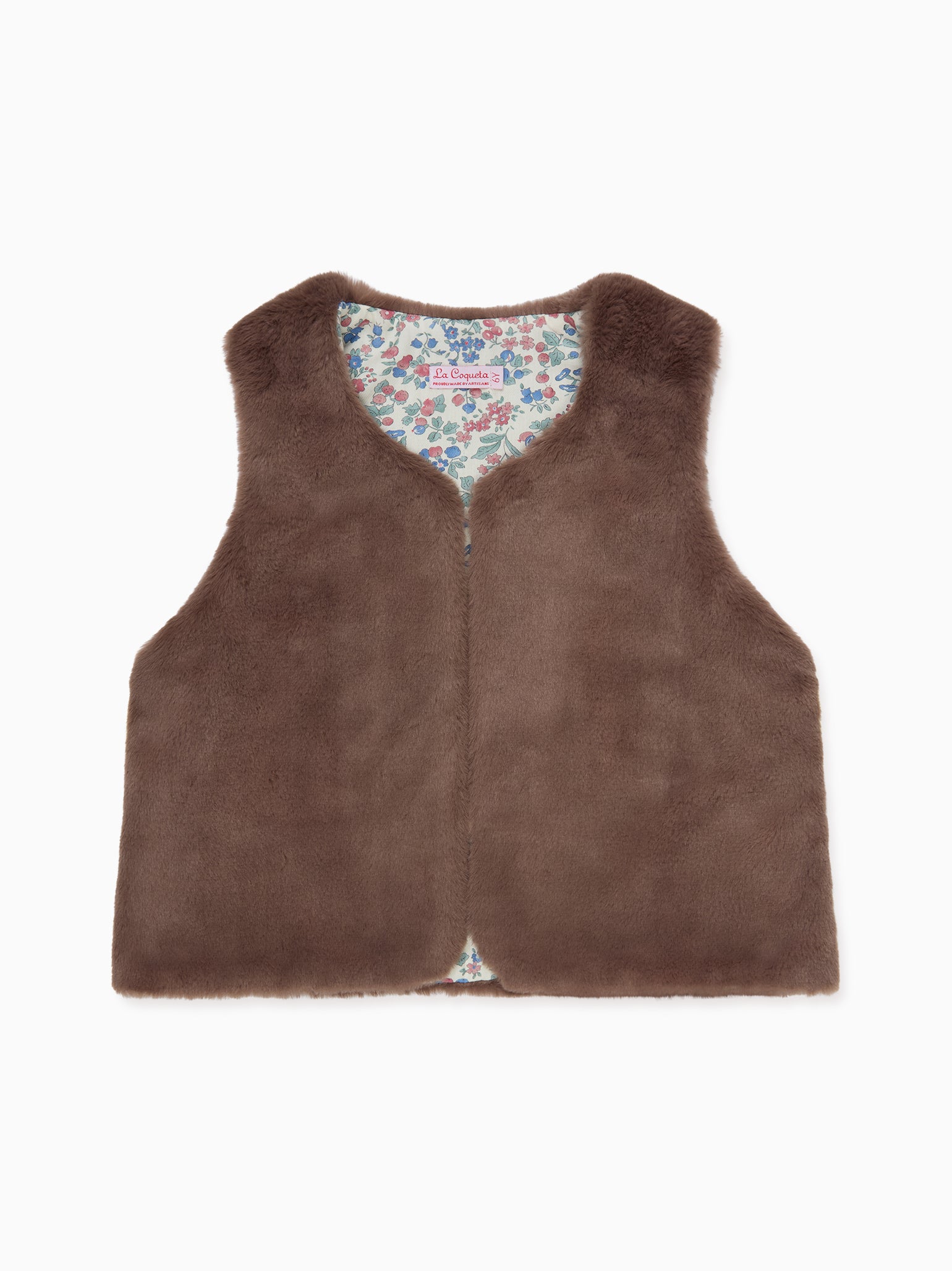 Raisin Brown Marisol Girl Gilet
