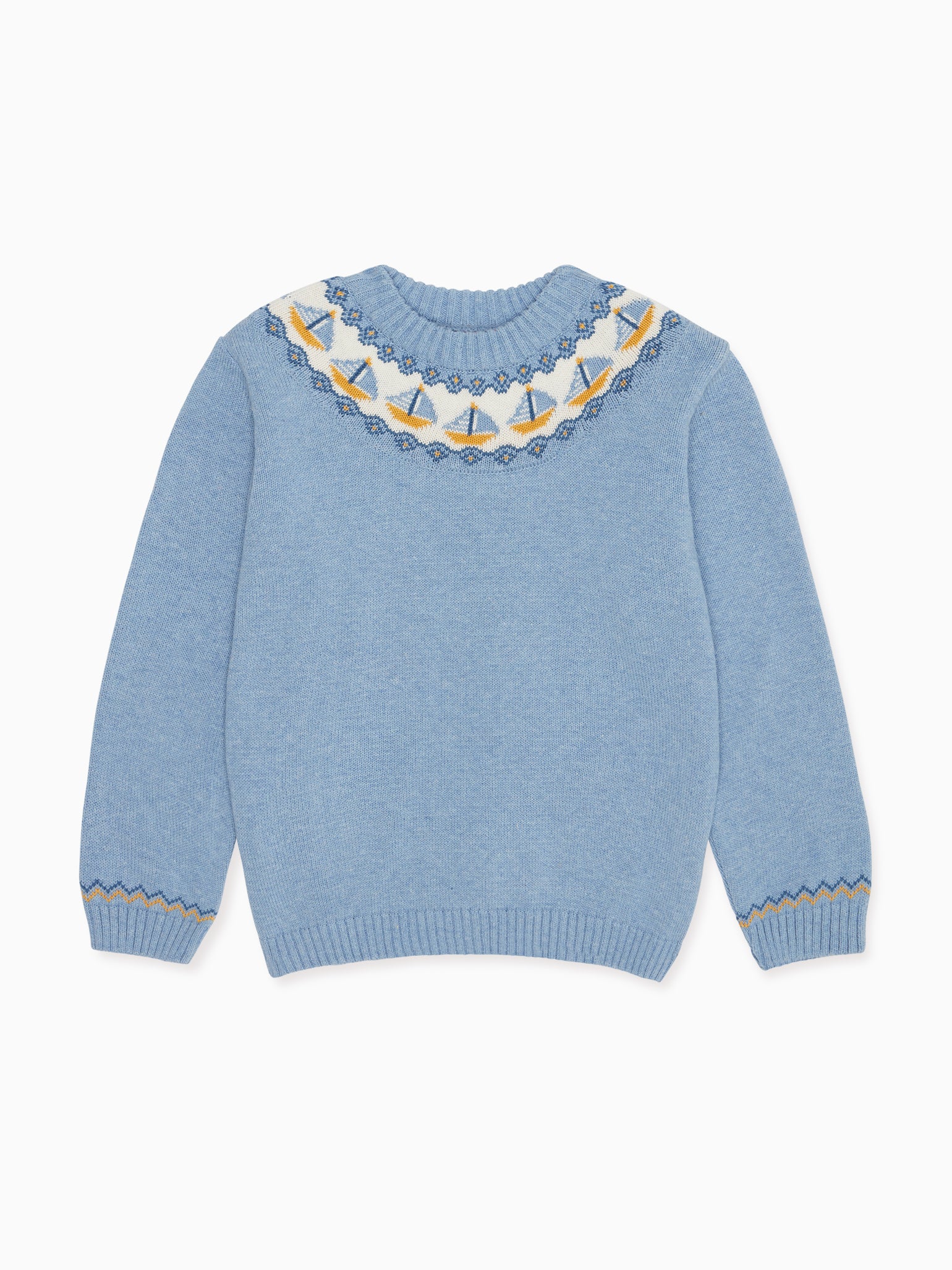 Blue Maritimo Cotton Boy Sweater