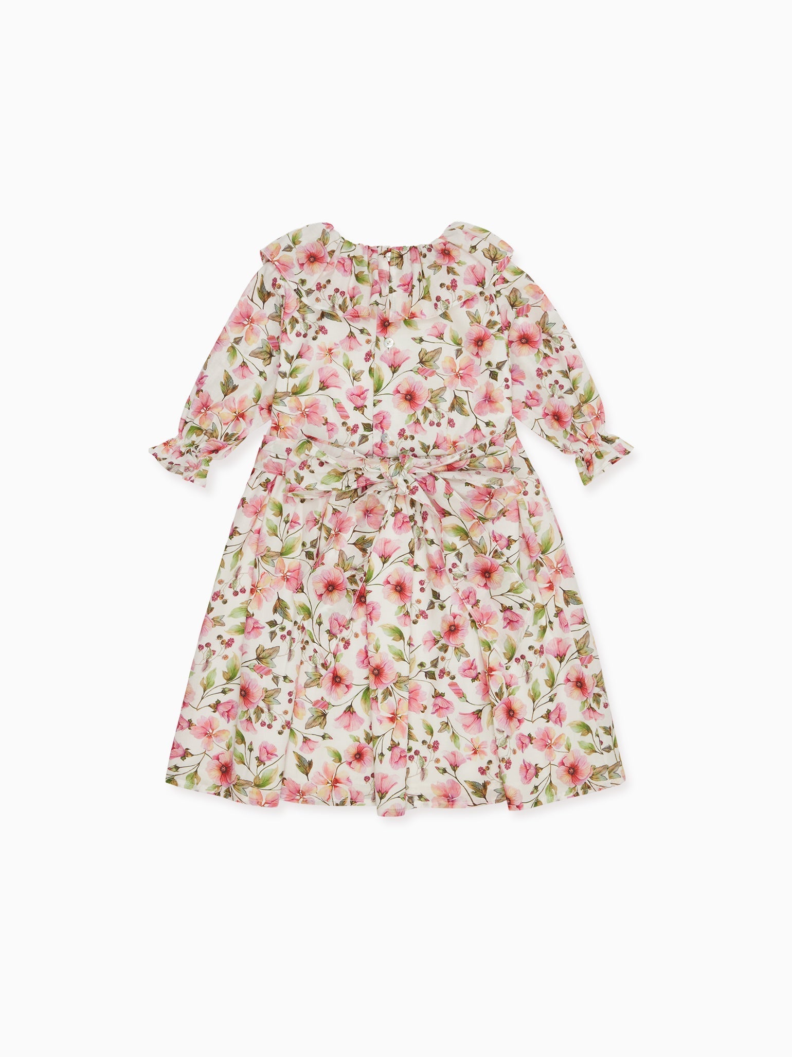 Pink Floral Martina Girl Fit And Flare Dress