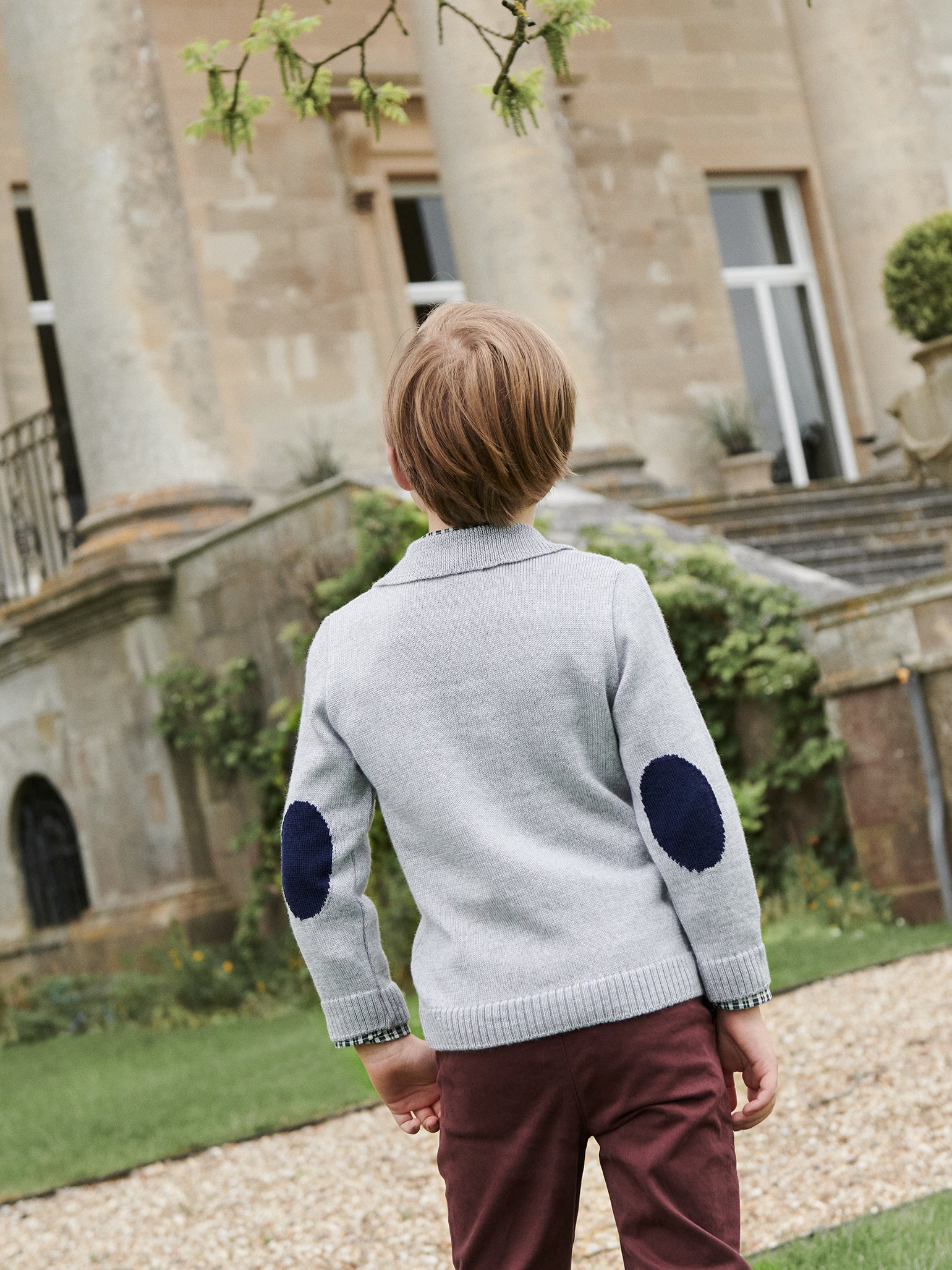 Grey Brio Merino Boy Sweater