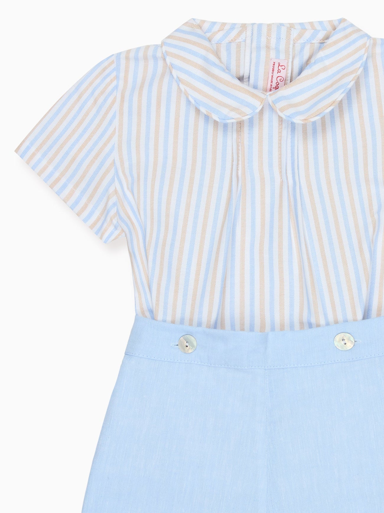 Caramel Stripe Mattia Baby Boy Set