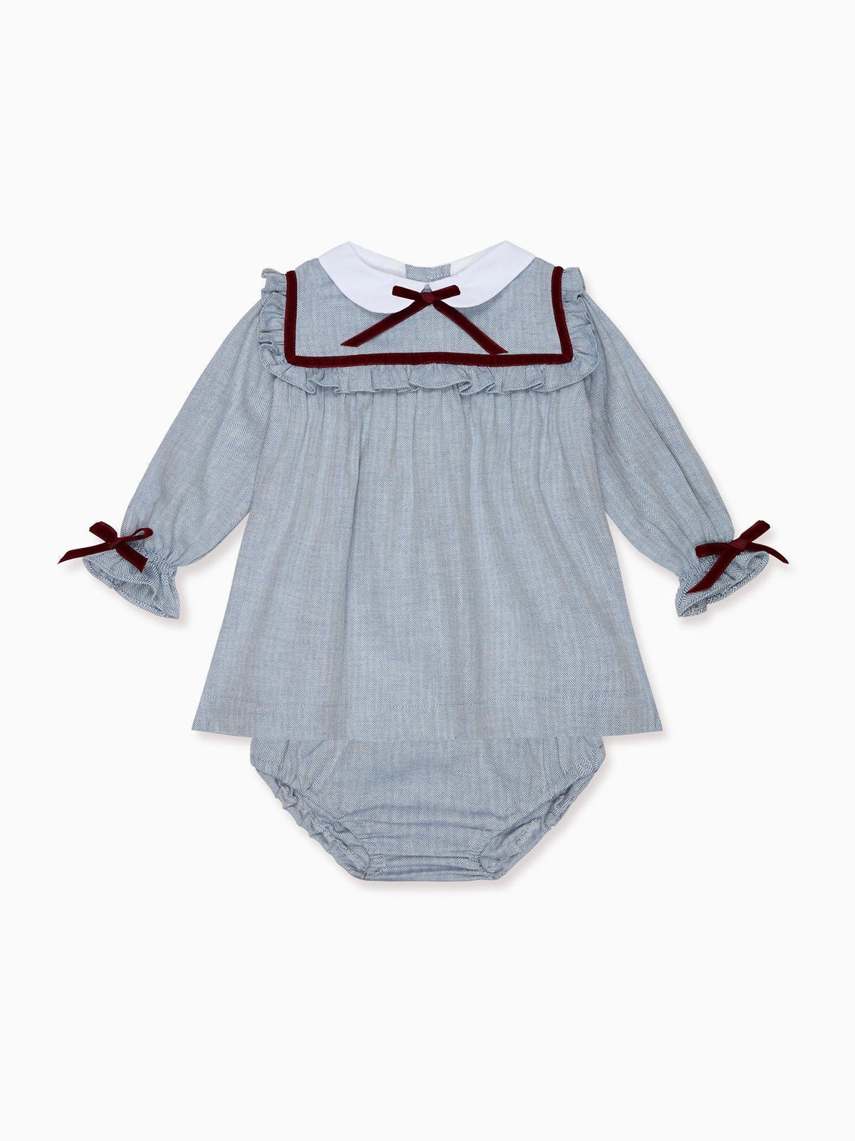 Dusty Blue Melissa Baby Girl Set