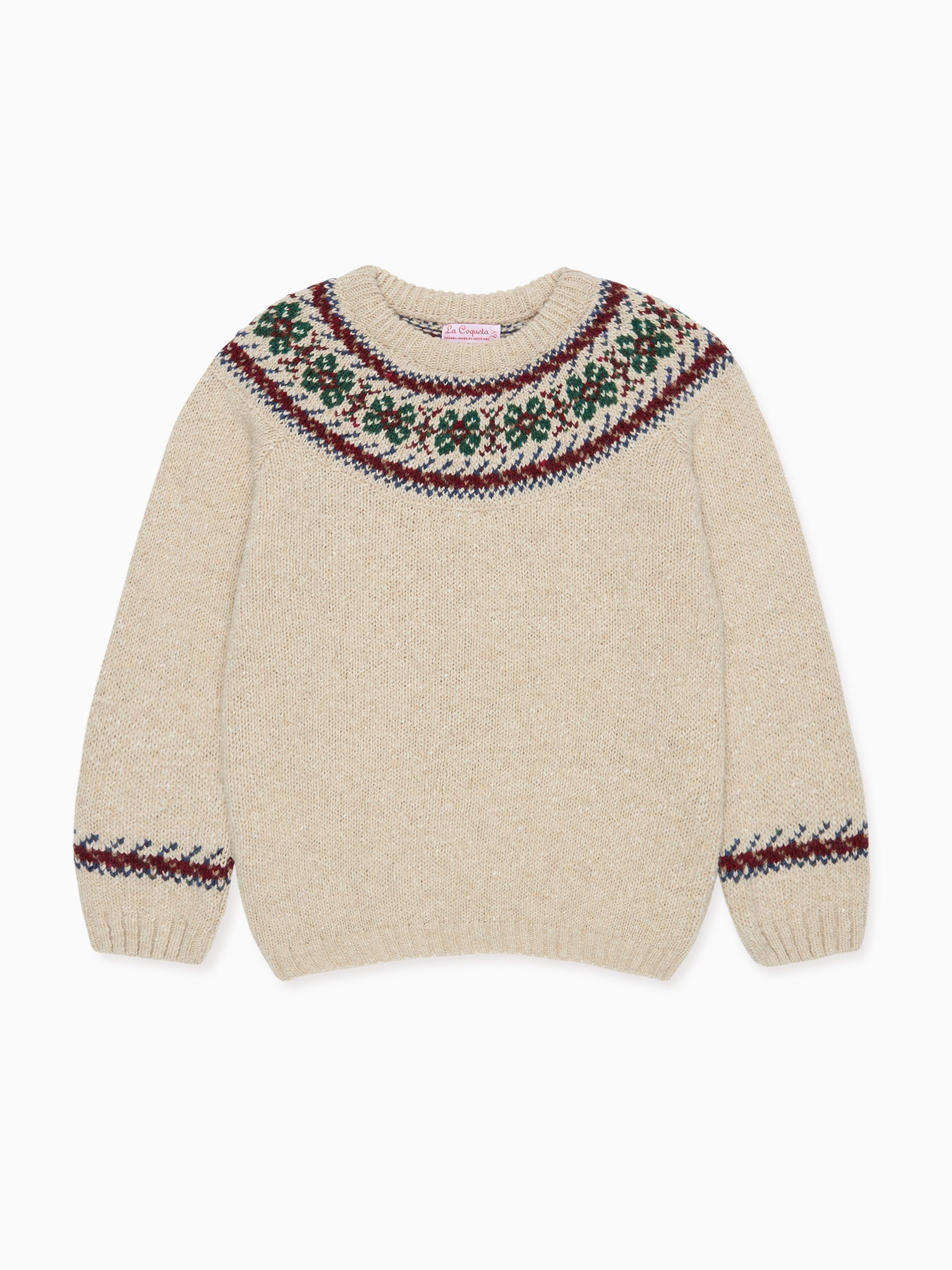 Fair Isle Kids Jumper, Reinaldo Boy Trousers & Desert Boots Outfit Bundle