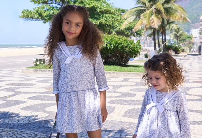 Ivory Large Floral Bow Girl Clip | La Coqueta Kids