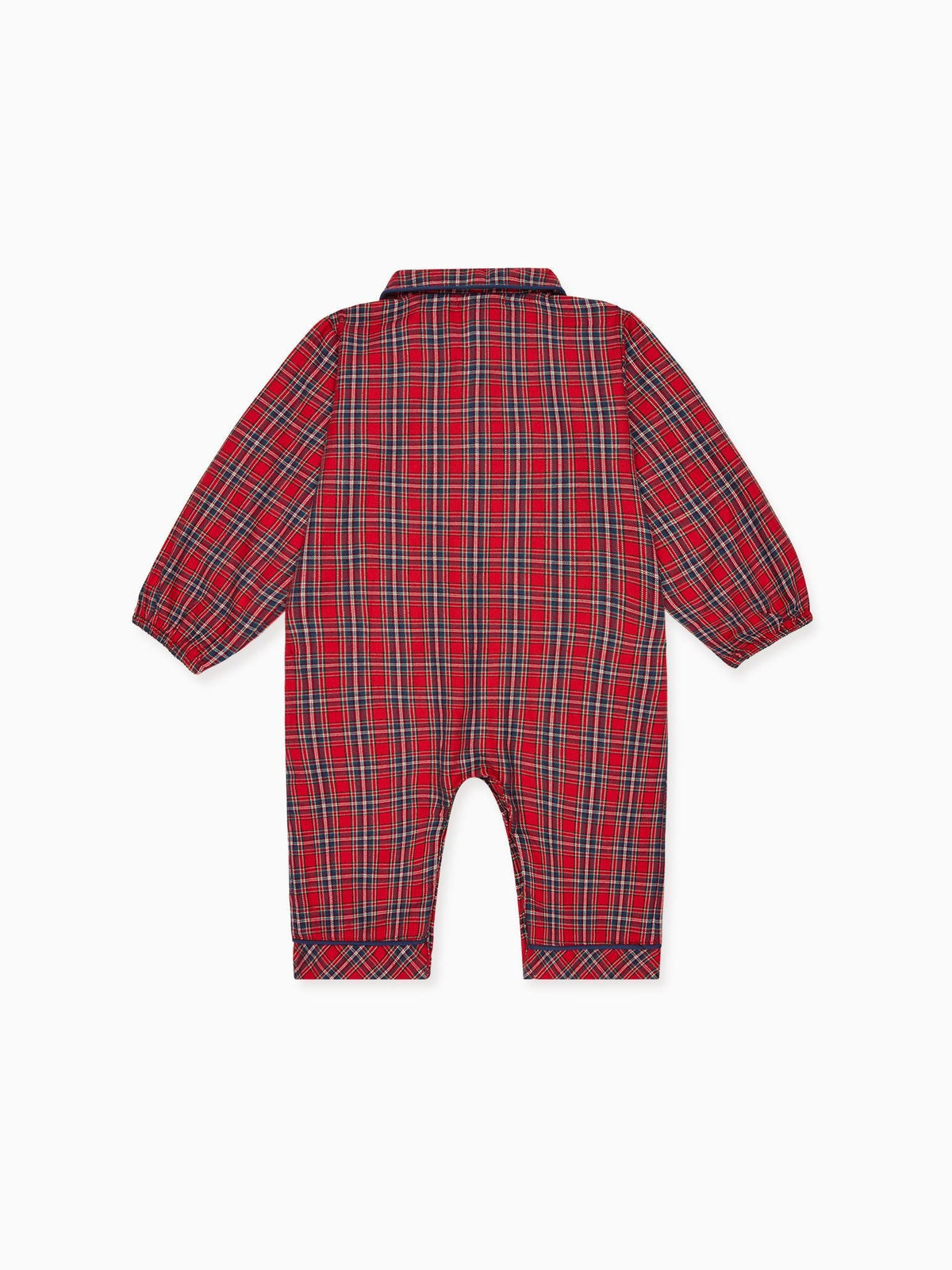 Red Tartan Navidad Baby Pyjamas