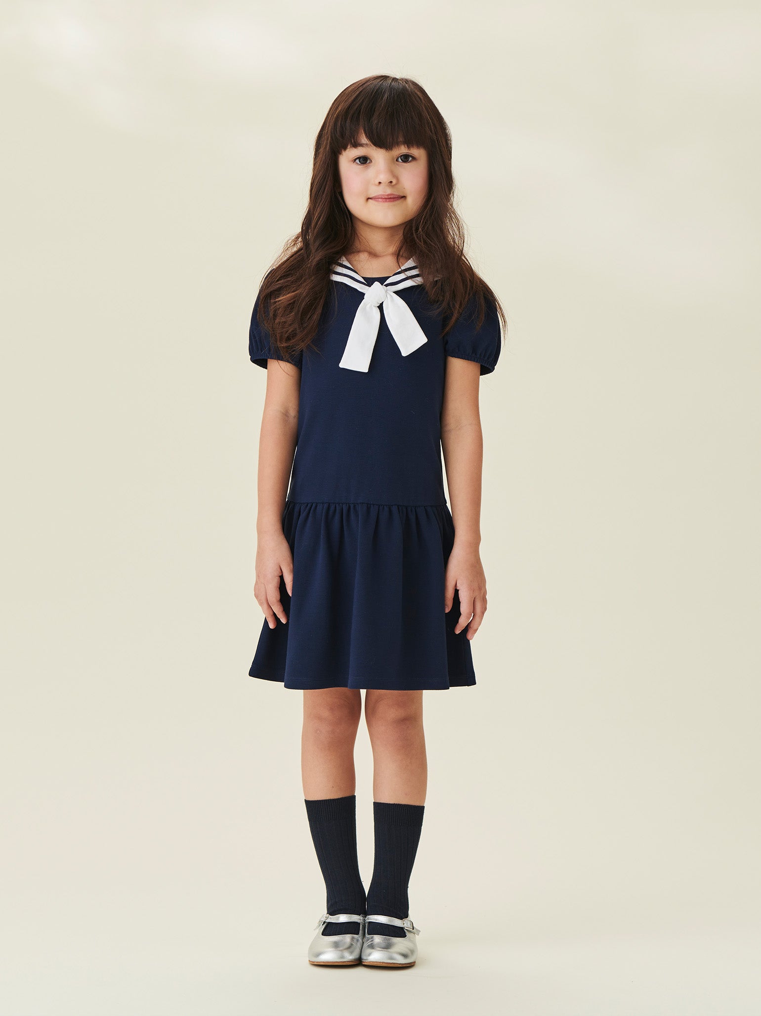 Girls Blue Dresses Light Royal Navy La Coqueta Kids