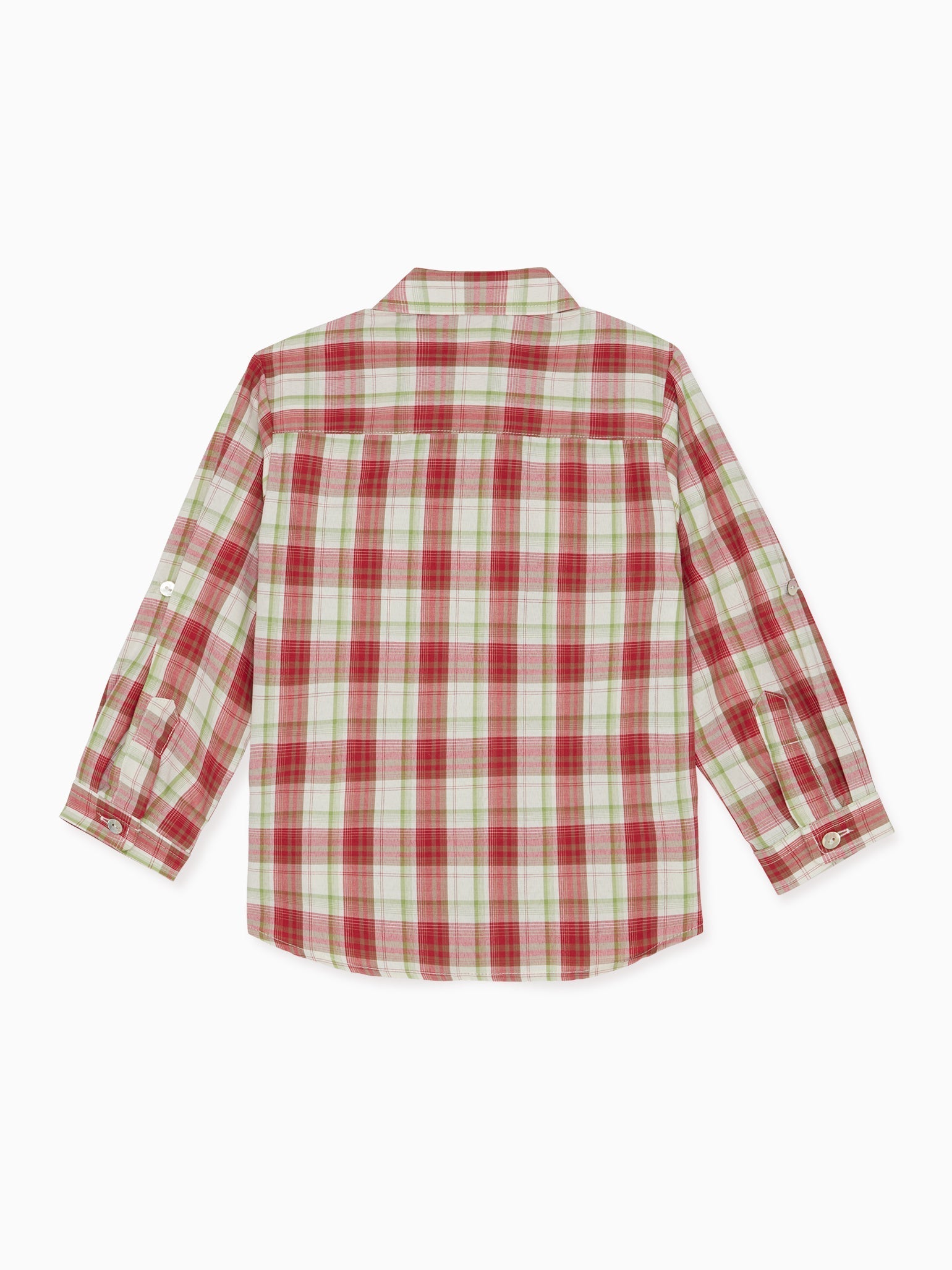 Red Check Nico Boy Shirt